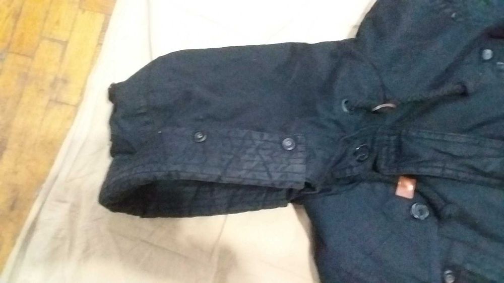 Куртка парка  підліткова,чоловіча-чорна-зима-KHUJO -S