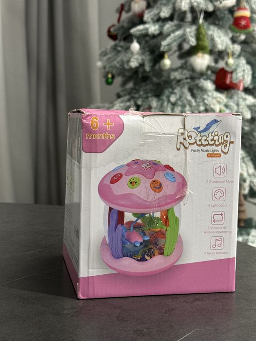 Нічник музичний і світловий, розвиваюча іграшка
