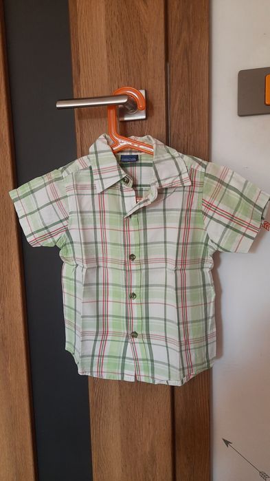 Koszula Cherokee 104 3-4 lata krata krótki rękaw letnia bdb