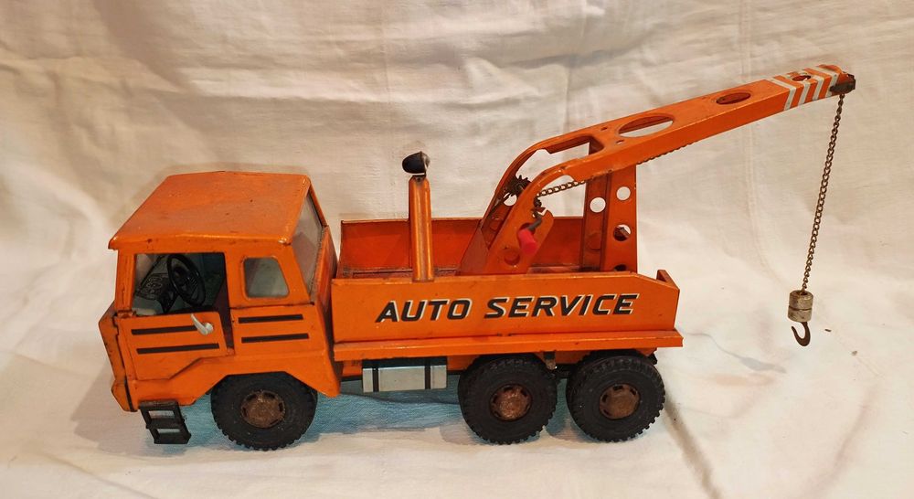 Brinquedos Vintage Chapa Comboio Camião Reboque