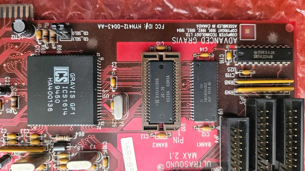 Karta dźwiękowa ISA Gravis Ultrasound MAX (GUS MAX) – Retro PC