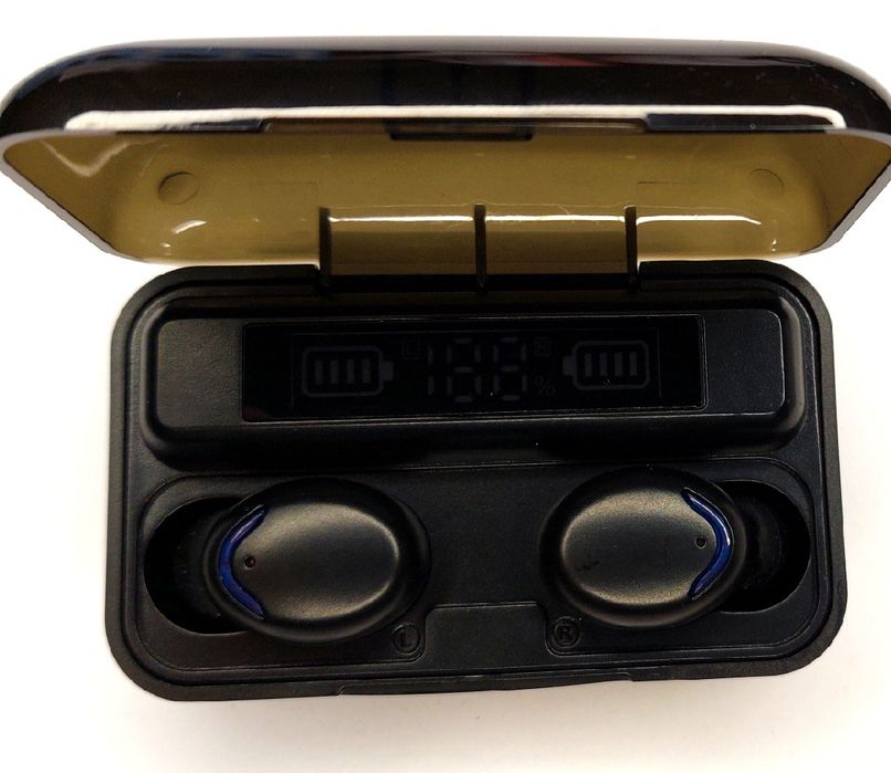 Słuchawki Bezprzewodowe Bluetooth 3 rodzaje nakładek + Powerbank Model