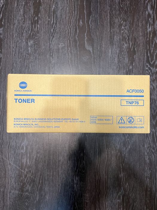 Оригінальний тонер Konica Minolta TNP76 (ACF0050) для bizhub 4000i / 4020i / 5000i / 5020i