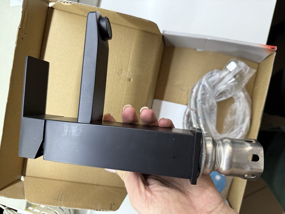 Зміщувач для умивальника новий mixxus сорний матовий нержавійка