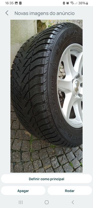 Jantes  16 com pneus 5×120