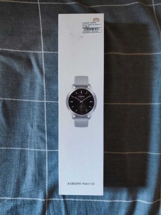 Смарт-годинник Xiaomi Watch S3 Silver 47mm | NFC | GPS | AMOLED