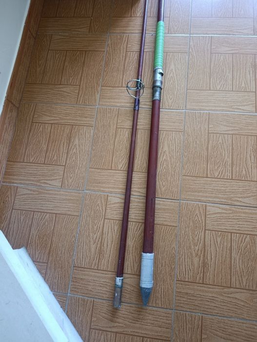 Canelão de pesca , camaroeiro e espeto