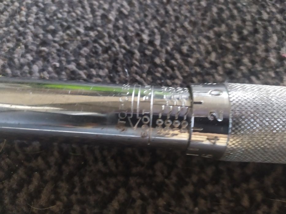 Chave de torque micrométrica 1/4