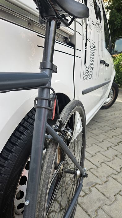Rowe miejski nowy: single speed decathlon ELOPS speed