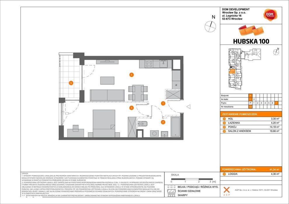 2-pokojowe mieszkanie 41m2 + loggia Bez Prowizji