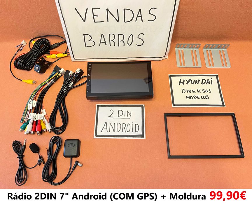 Rádio 2DIN • HYUNDAI Getz Tucson Matrix Accent Trajet • Android 4+64GB