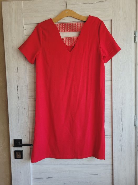 Okazja! Cudna Sukienka Czerwona Moodo S Gipiura