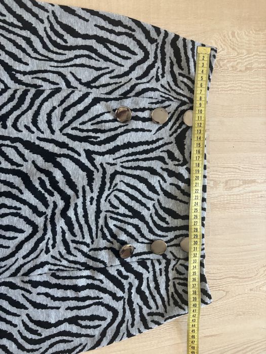 Spódnica mini zebra 12 L spódniczka