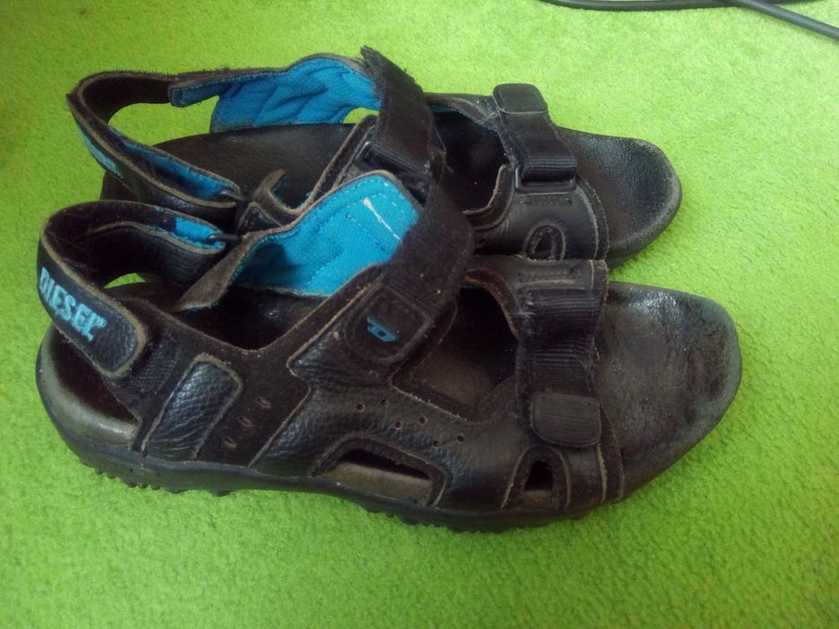 Diezel брендові босоніжки натуральна шкіра 26 см по стельці