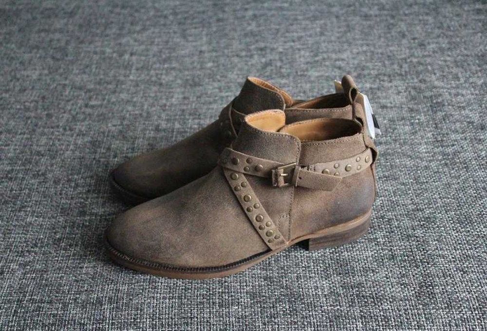 Ботинки Mango Оригінал нат шкіра Made in Portugal 39р