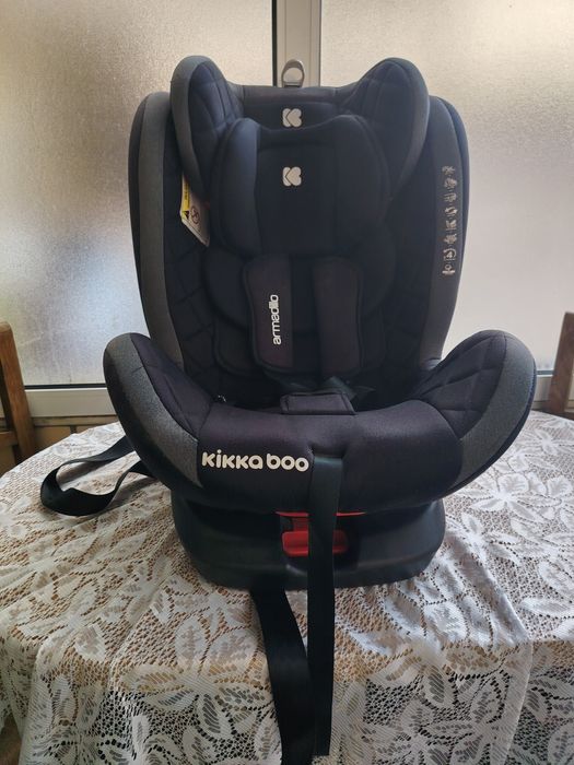 Cadeira Auto Criança KikkaBoo Armadillo 360° (0-36kg / Grupo 0+/1/2/3)