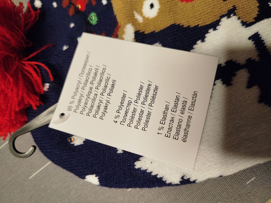 Czapka ledowa dla chłopca wiek 7/10 lat Nowa