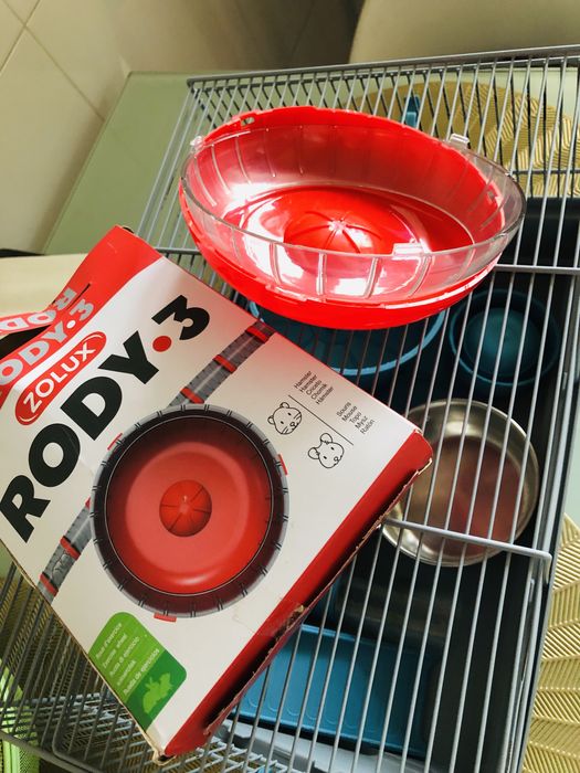 Gaiola completa Hamster + Comida