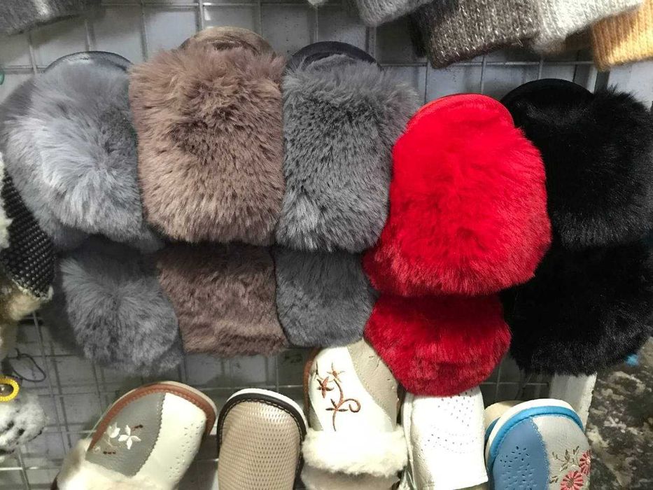 Жіночі тапочки хутро штучне Женские меховые тапочки 36 - 41