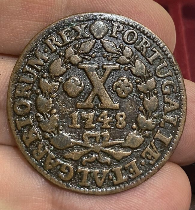 Moeda  387 - X Reis D JOAO V 1748
