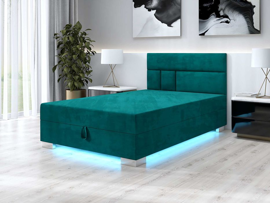 Kanapa jednoosobowa Tapczan z Materacem Łóżko pojedyncze Sofa Wersalka