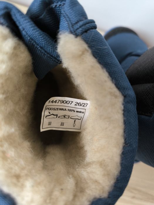 Ciepłe śniegowce buty dziecka Bartek zimowe