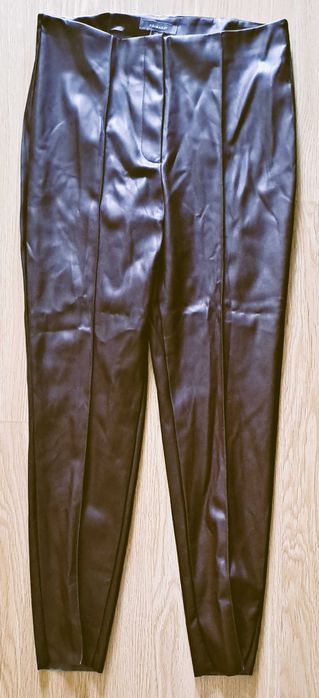 Calças em Napa Castanha (Novo): Tam 42