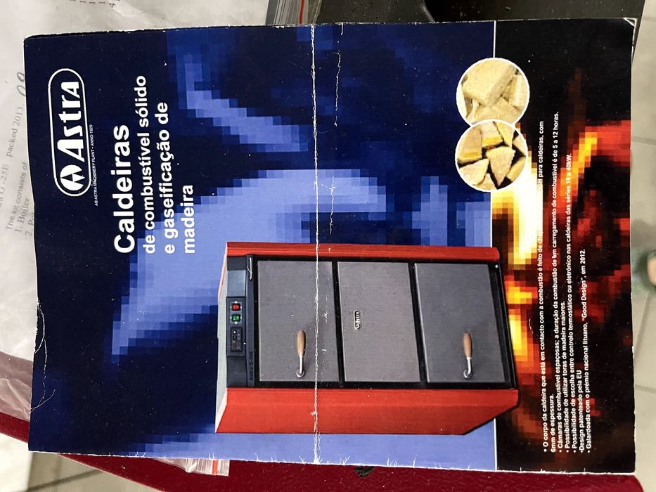 Caldeira Astra G-25E a lenha