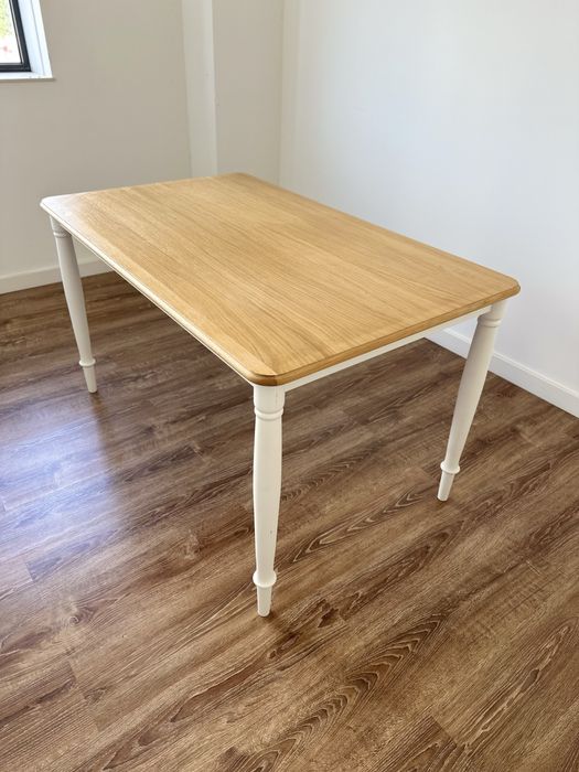 Mesa de refeição, chapa de carvalho/branco, ikea DANDERYD 130x80 cm