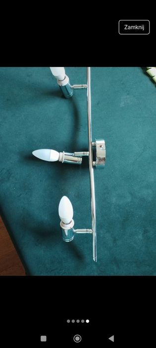 Lampa kinkiety  na trzy żarówki