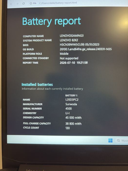Laptop Lenovo Ideapad Gaming 3 15ACH6