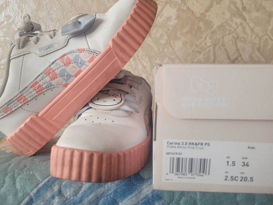 Puma Hello kitty,  оригінал 34 р