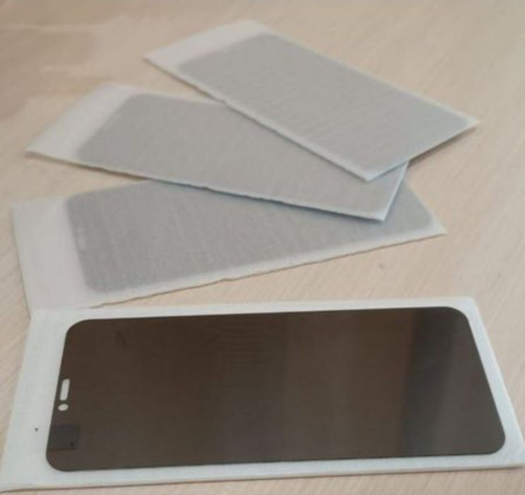 Защитные стёкла для iPhone XS. 4 шт. Новые! Анти-шпион. Анти-блик