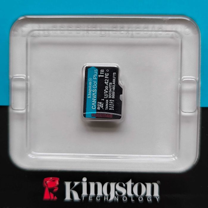 Нова Kingston CANVAS Go! Plus 1TB microSD V30 швидкість 200MB/s