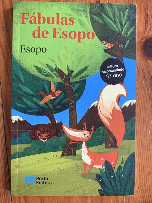 Livro Fábulas de Esopo, da Porto Editora