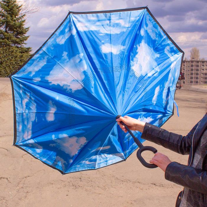 ПАРАСОЛЬКА СМАРТ-МОДЕЛЬ, тростина, UP-BRELLA, зонт, від дощу, стильна нова