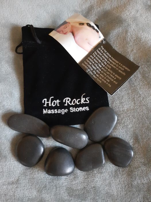 Набор базальтовых  натуральных вулканических энергетических камней