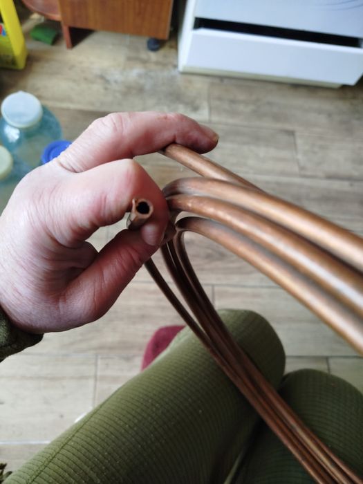 Продам медную трубу 4,5×0,8мм