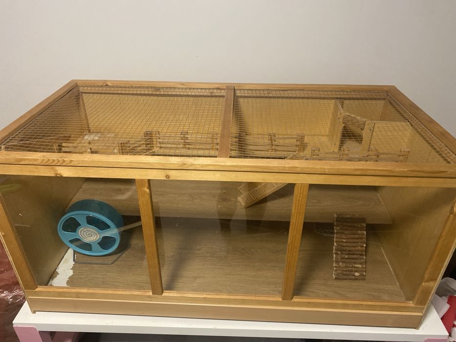 Duza klatka dla gryzoni chomik myszki Królik Świnka morska