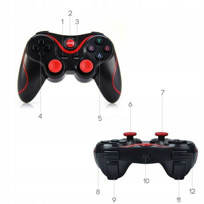Bezprzewodowy Gamepad Pad Do Telefonu Android Ios Kontroler Uchwyt Do