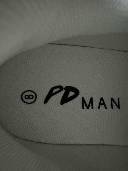 Nowe sneakersy męskie PD białe szare 42
