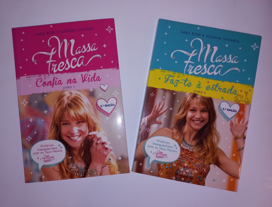 2 Livros Massa Fresca Assinados