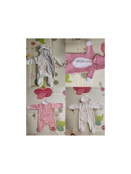 Чоловічки теплі дитячі 0-3 місяці