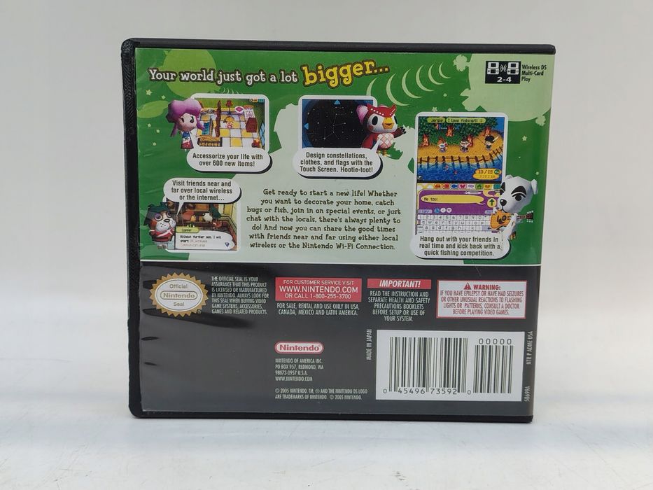 Animal crossing wild world gra nintendo ds oryginał