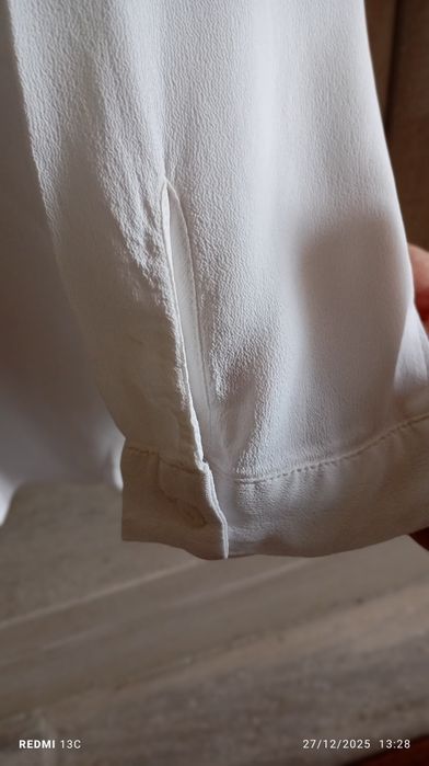 Túnica branca impecável Zara tamanho xs
