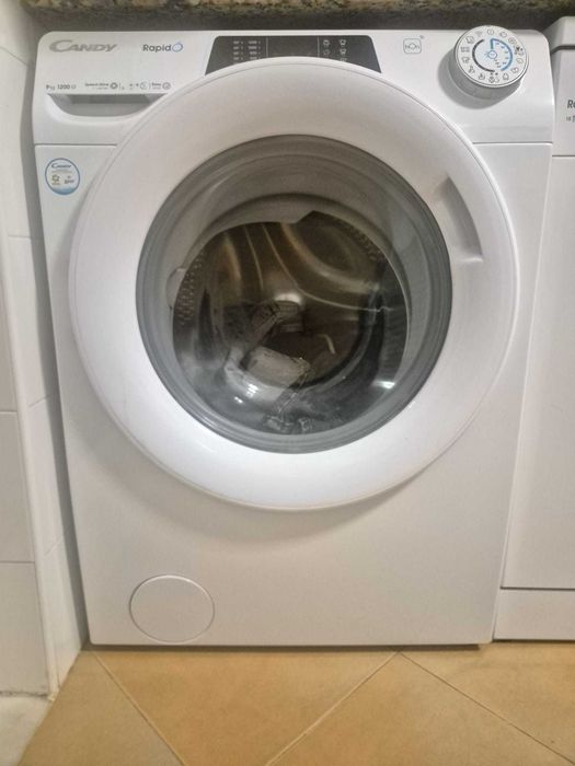 Máquina de Lavar Roupa + Máquina de Lavar Loiça Candy RapidÓ – Como Novas