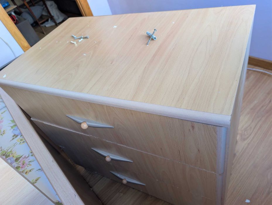 Conjunto Mobília movel Quarto casal - colchão e estrado incluido