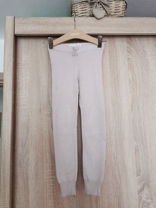 Zara spodnie dzianina 122