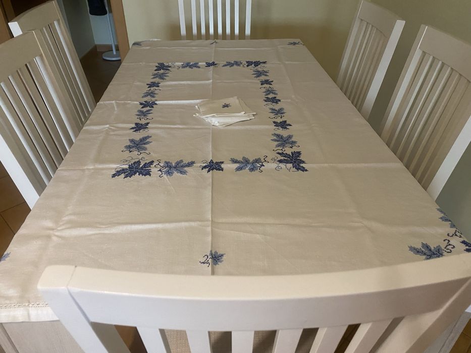 Toalha de ponto crux