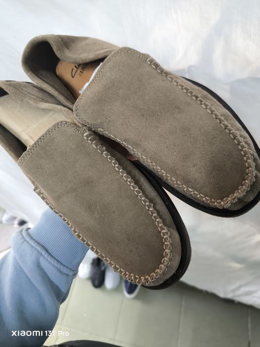 Туфлі лофери чоловічі замша р. 44,5(29,5см)